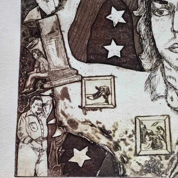 Cuban Artist Eduardo Guerra VTG Un Viaje Original Signed Numbered Art Wall Decor - Picture 13 of 14